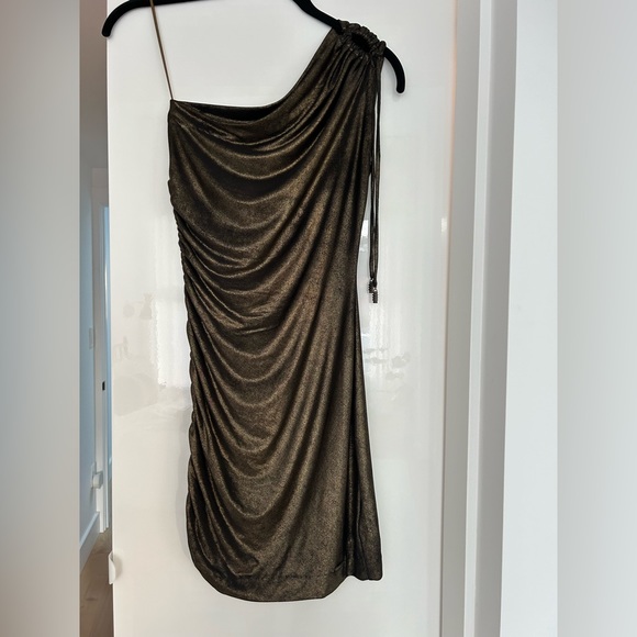 Guess shimmery one shoulder mini dress - Picture 2 of 5